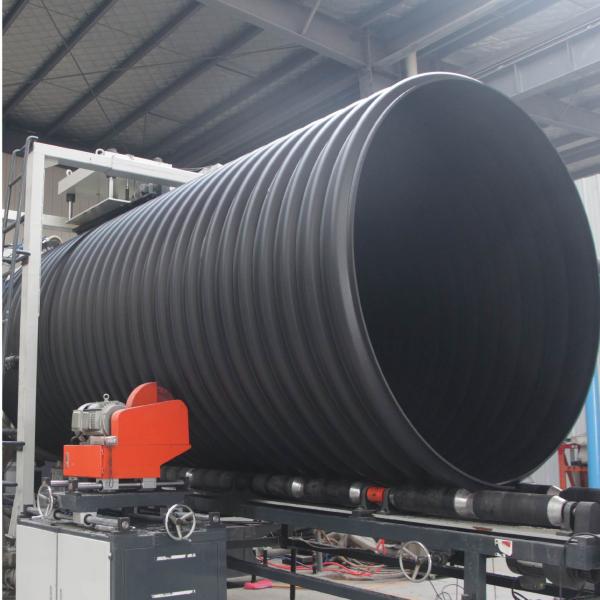 HDPE steel strip pipe