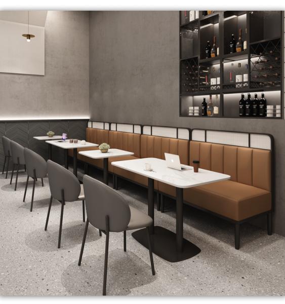 Coffee shop tea restaurant sofa table and chair combination