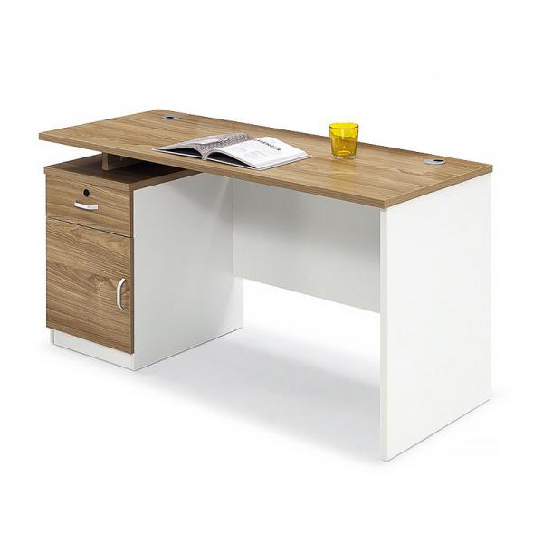 Single desktop computer desk