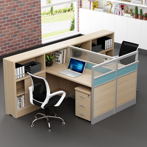 Corner screen desk