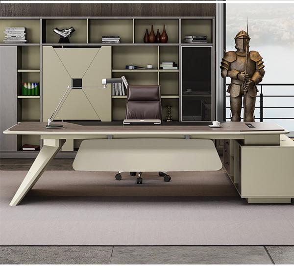 Light luxury stitching fashion president desk