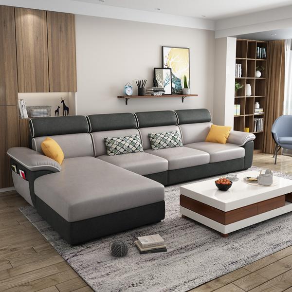 Simple technology fabric sofa