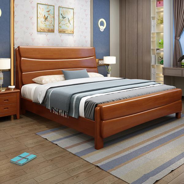 Chinese solid wood bed