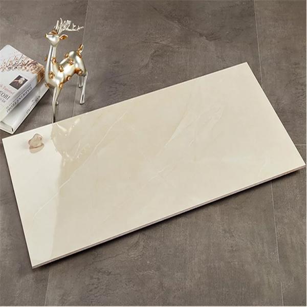 White polished interior wall tiles
