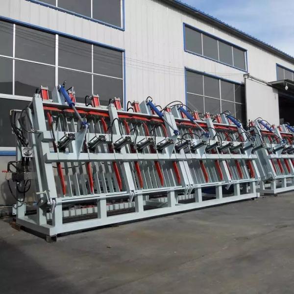 Oil pressure type double-sided sectional plate splicing machine