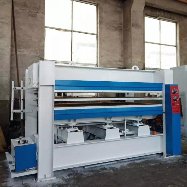 Wood veneer veneer hot press
