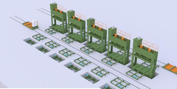 plywood machine line