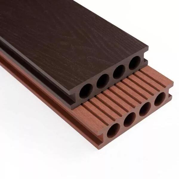 Wood plastic composite decking