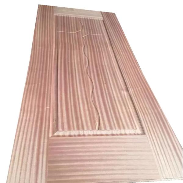 Wood grain spray white paint molding door panels