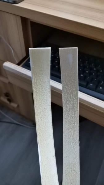 PVC edge banding with glue